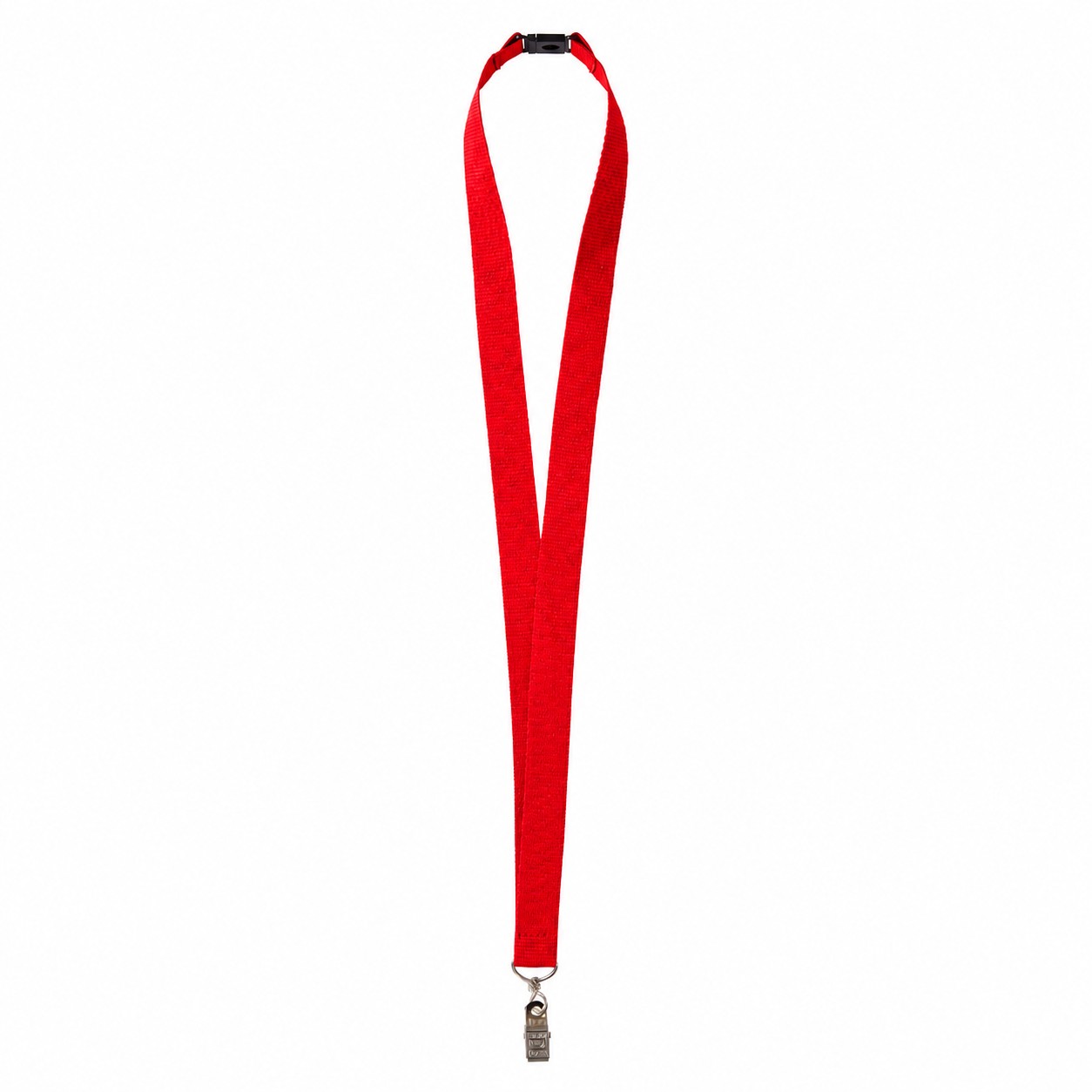 Three Quarter Inch Polyester Breakaway Lanyard — Red