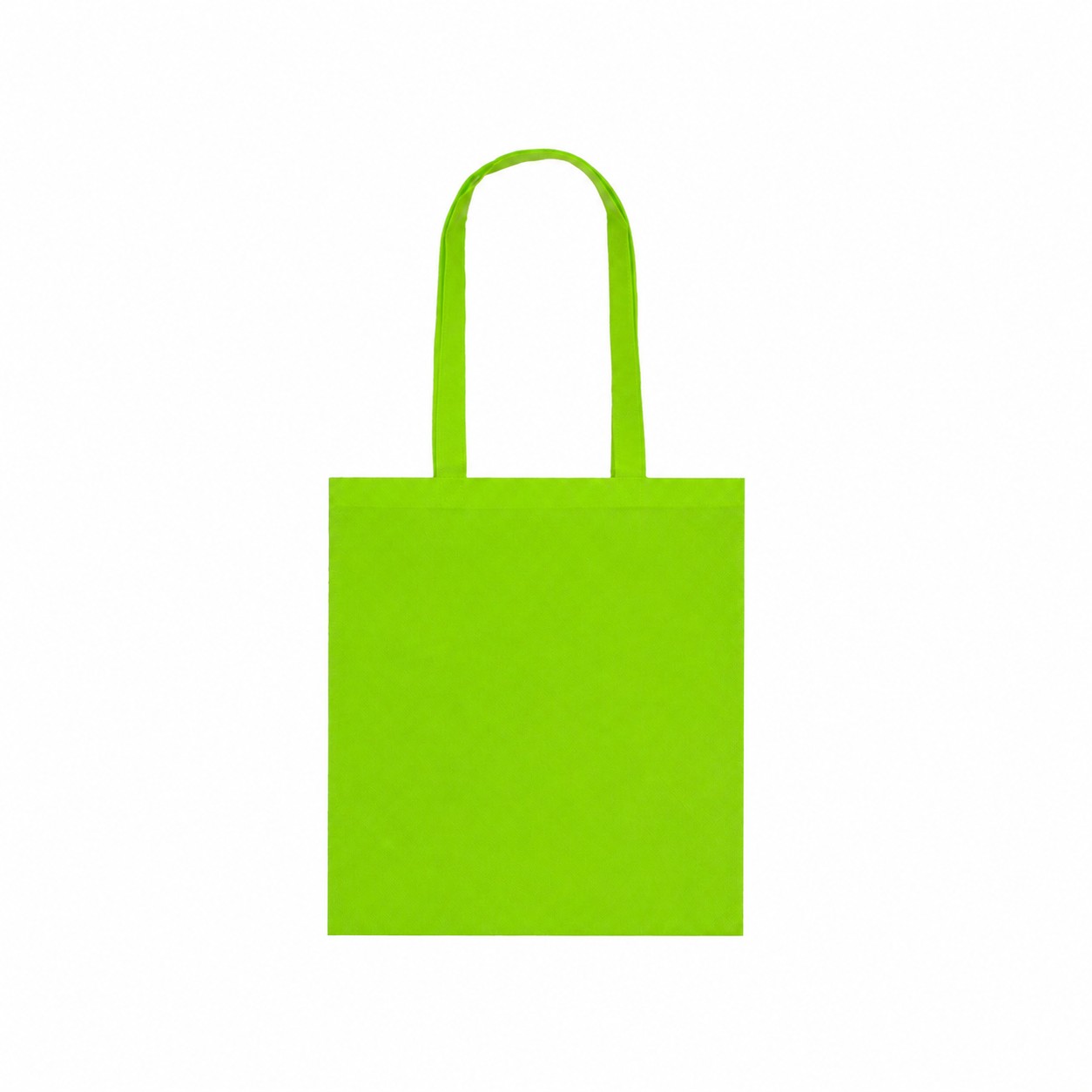 80GSM Non-Woven 13" Tote Bag — Lime Green