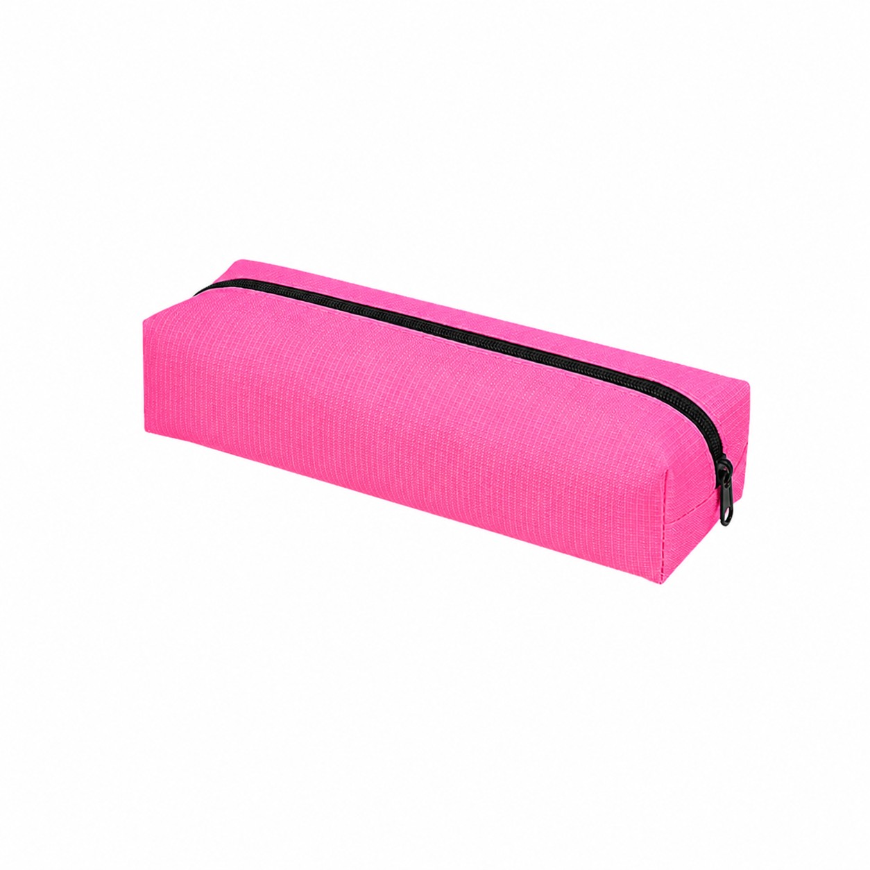 Zippered Oxford Pencil Case — Pink
