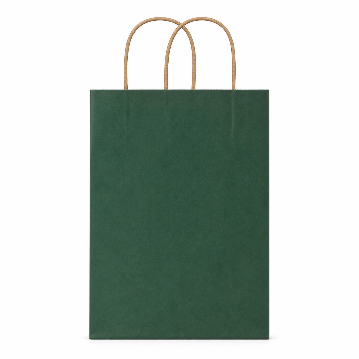 Recyclable Kraft Paper Shopping Bag With Twist Handles — view 2