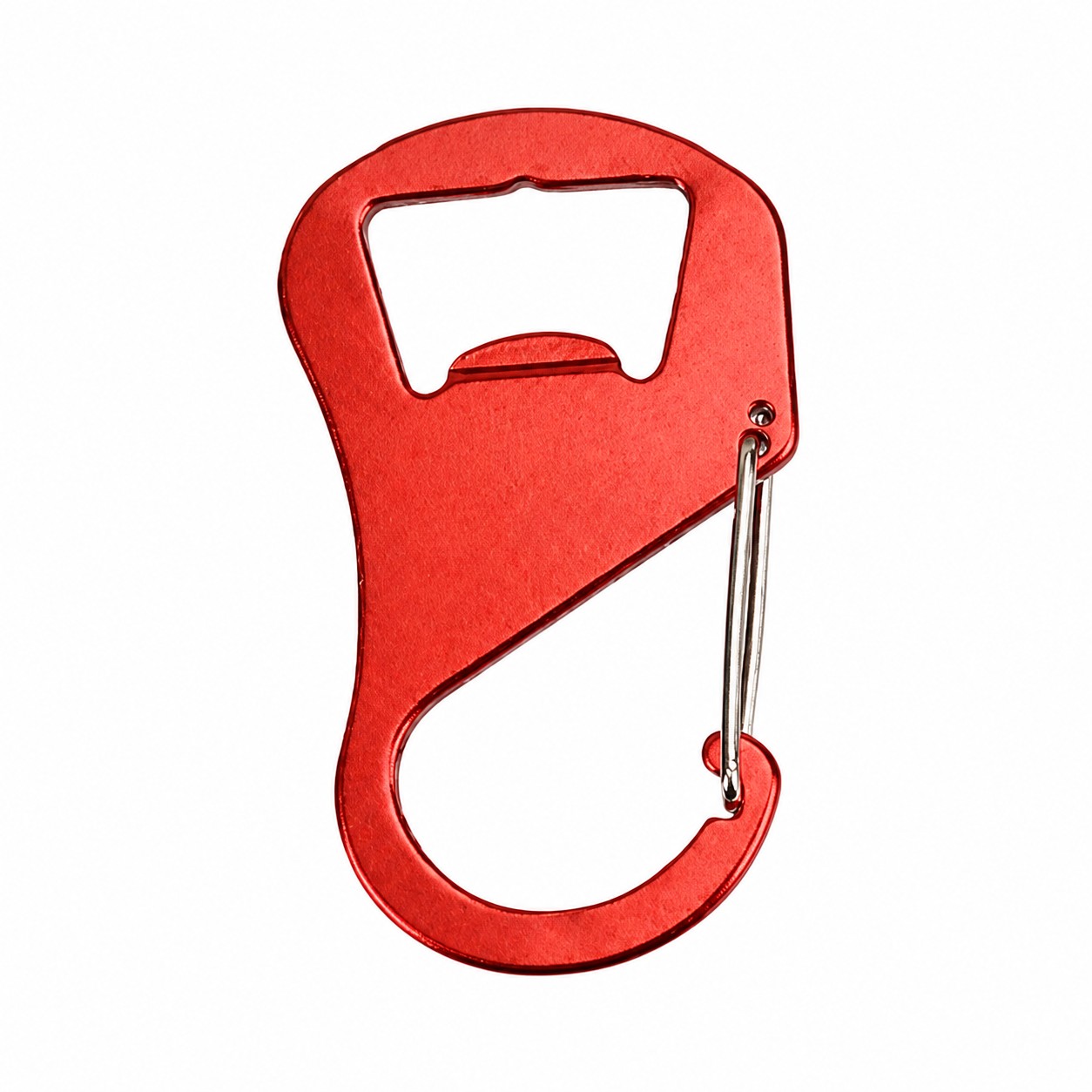 Compact Aluminum Carabiner Bottle Opener — view 2