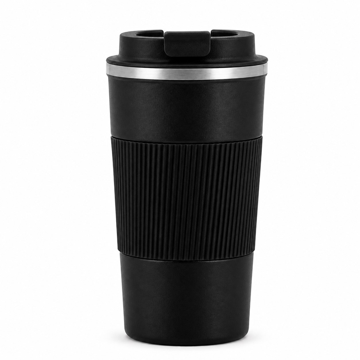 Leakproof Insulated Coffee Mug — Black