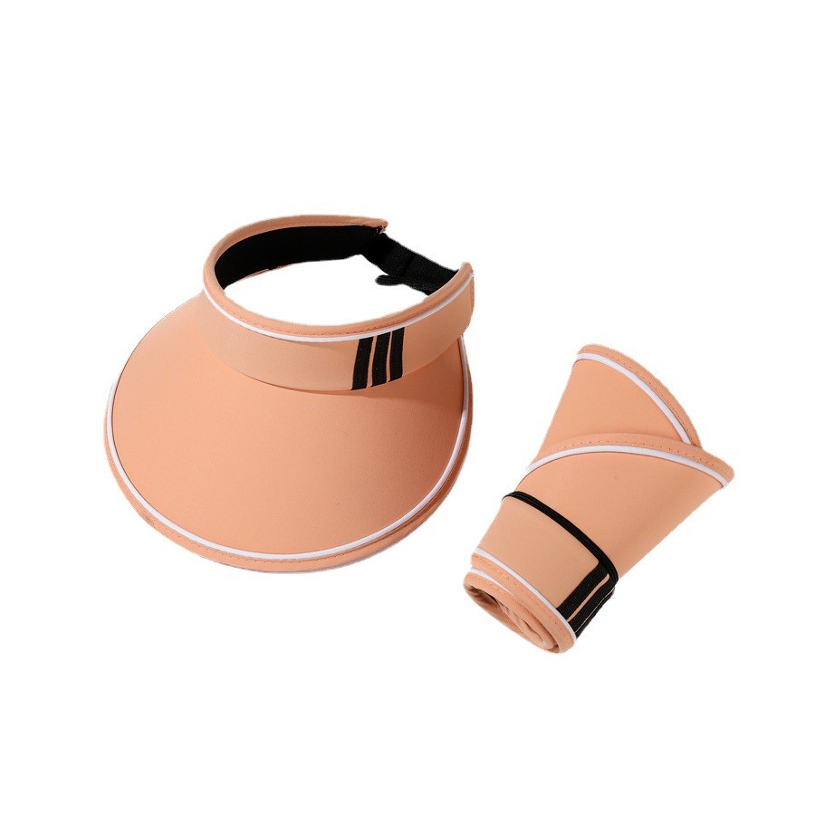 Packable Polyester Open Crown Visor — view 2