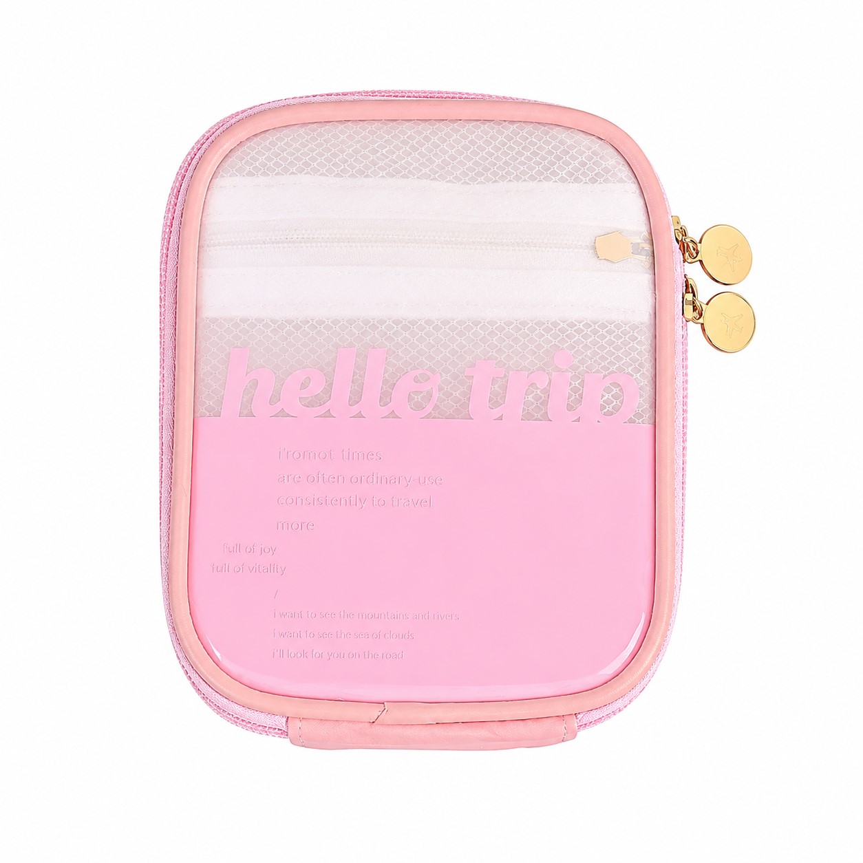 Double Layer ABS Cosmetic Travel Pouch — view 2