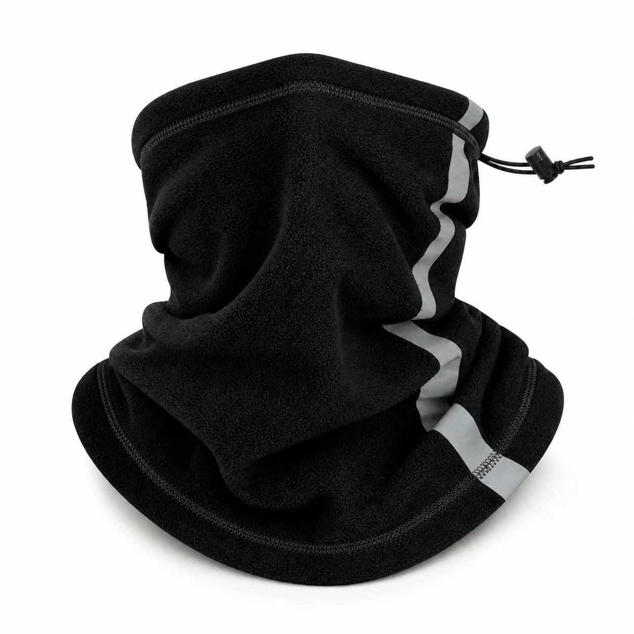 Reflective Safety Bandanna Scarf — Black