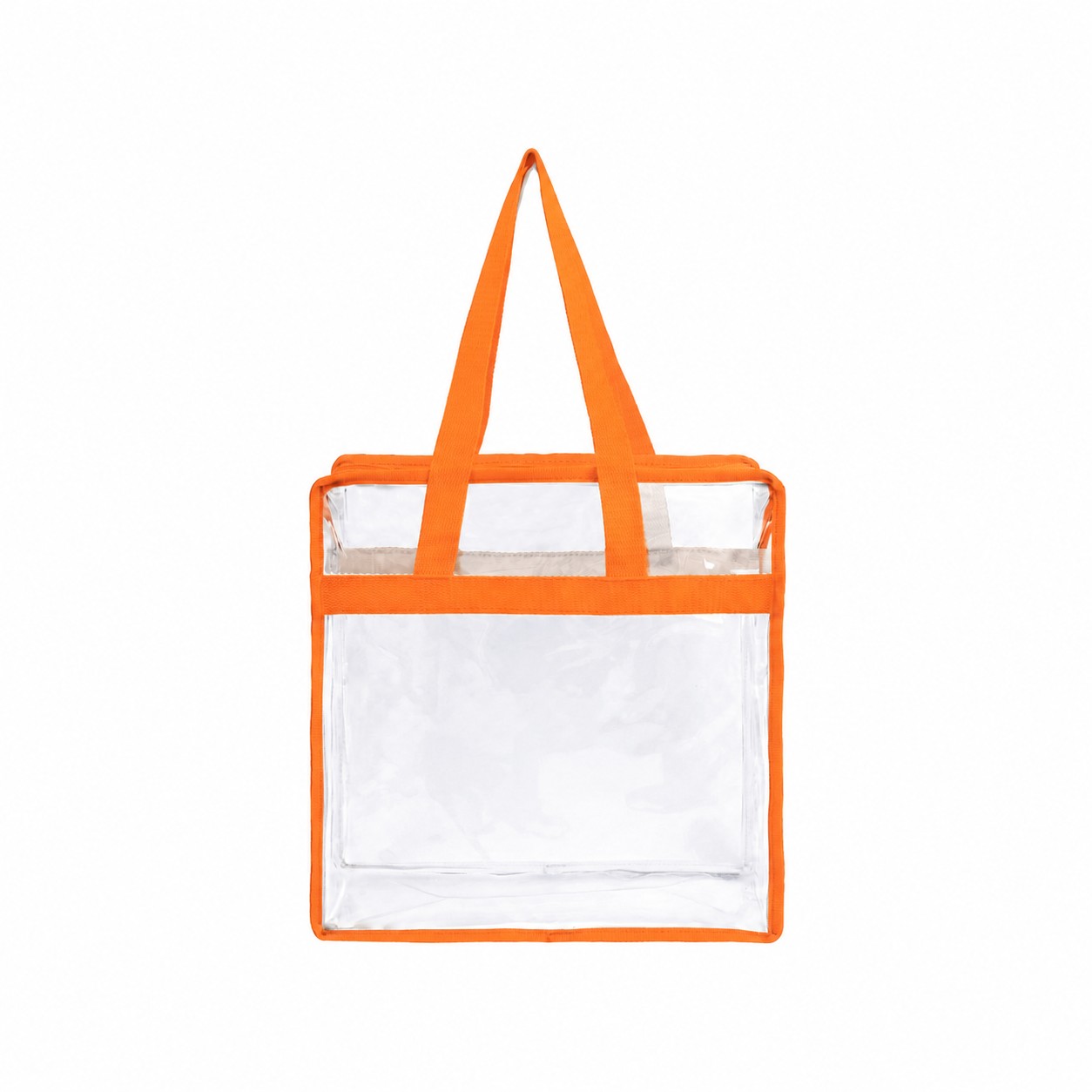 PVC And Polyester Tote Bag — Orange