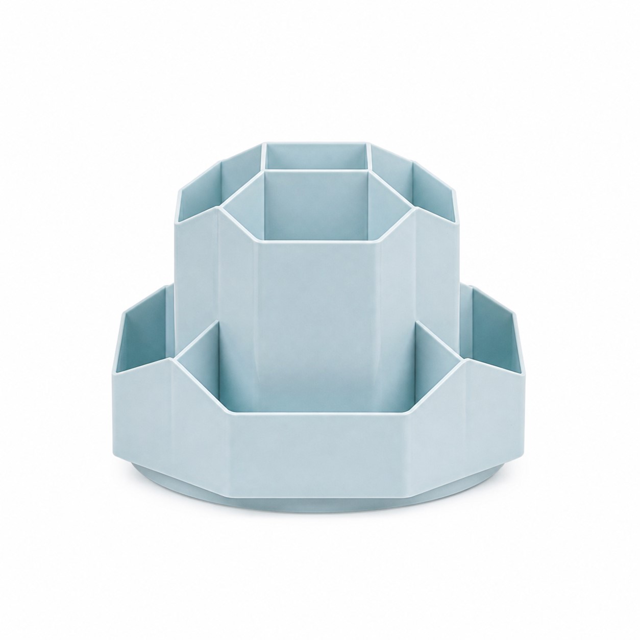 Rotating ABS Pen Organizer With Nine Compartments — view 2