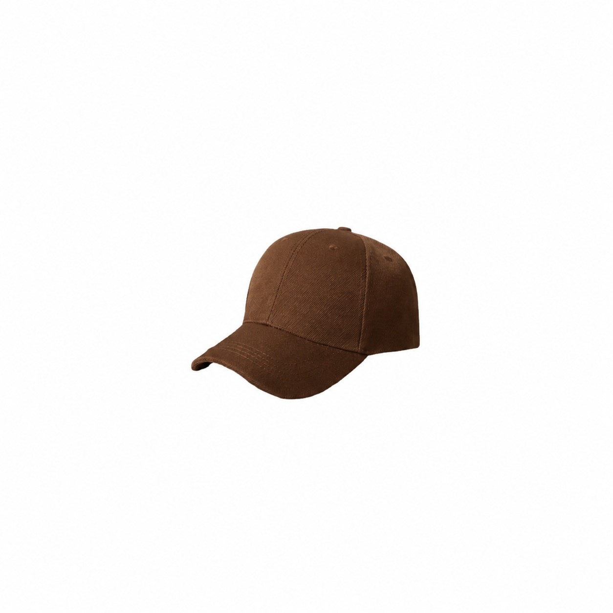 Mid Profile Baseball Cap — Brown