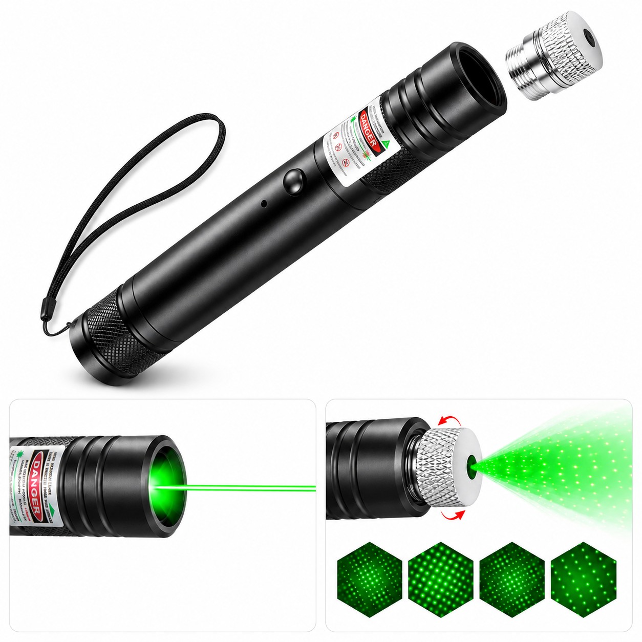 Rechargeable Metal Laser Pointer