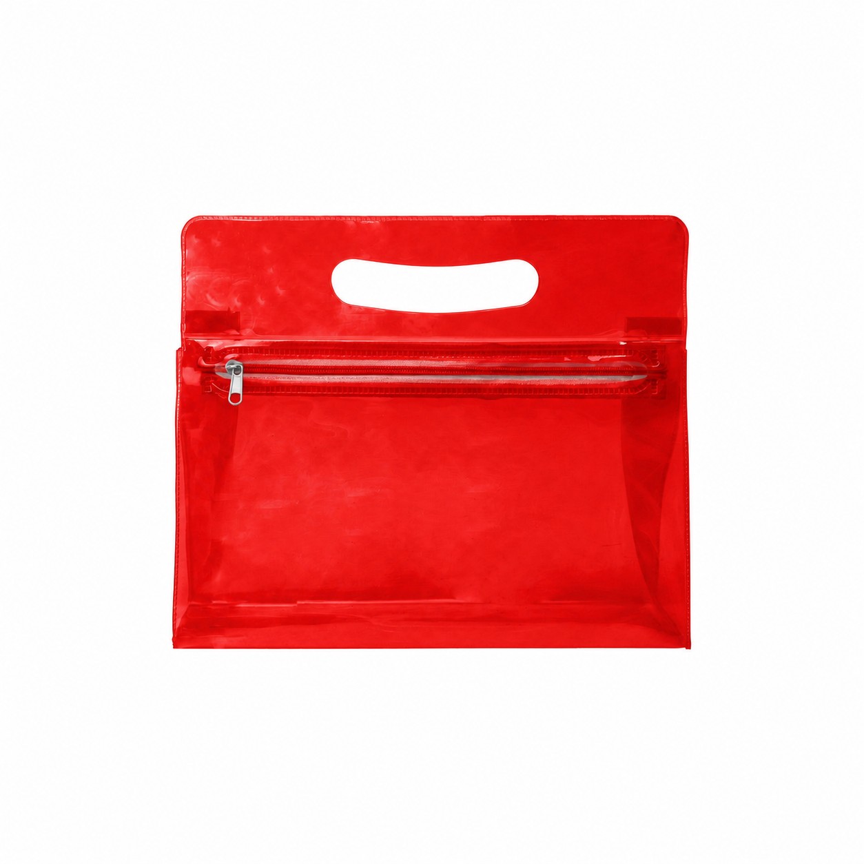 Zippered Storage Carry Bag — Red