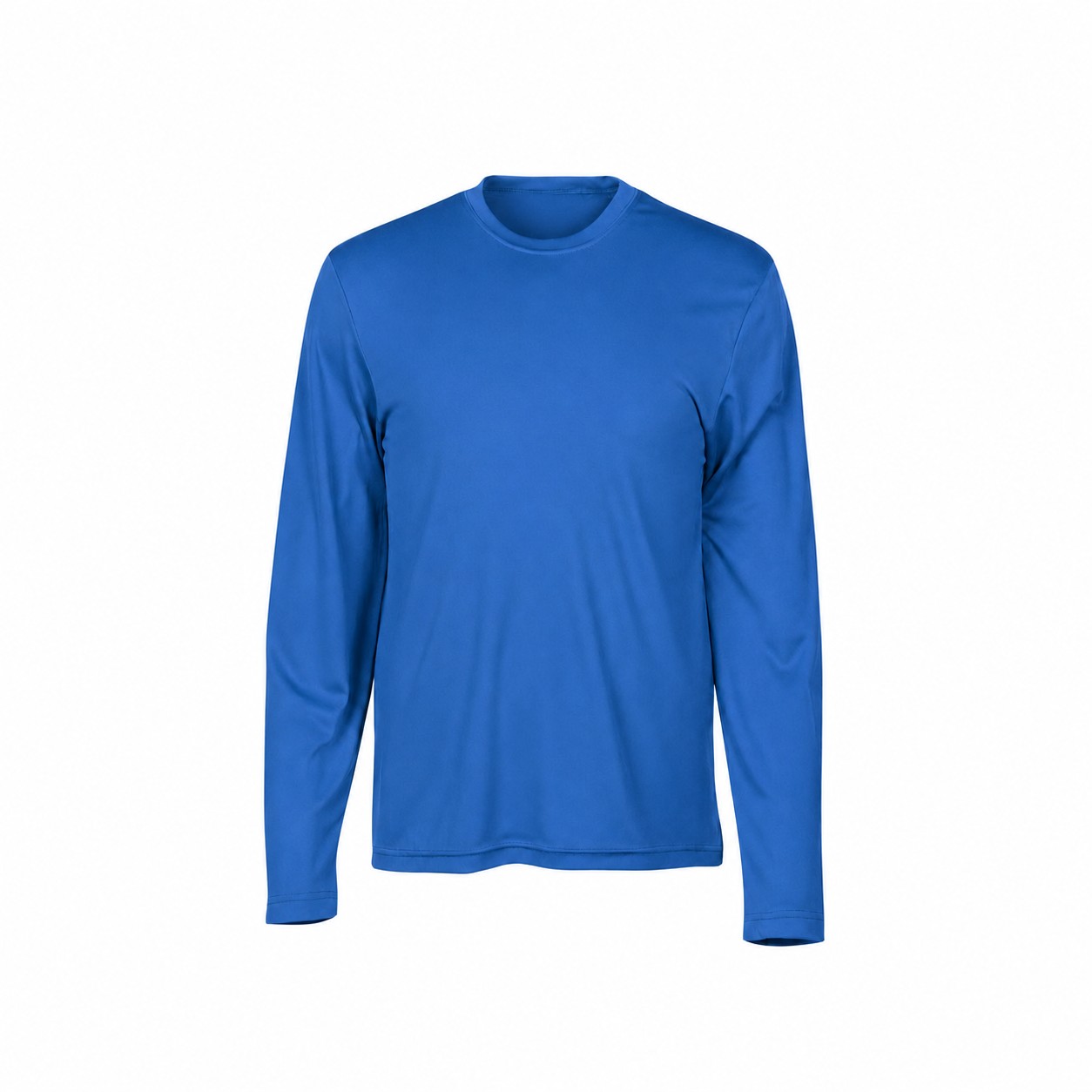 Moisture Wicking Long Sleeve Shirt — Blue