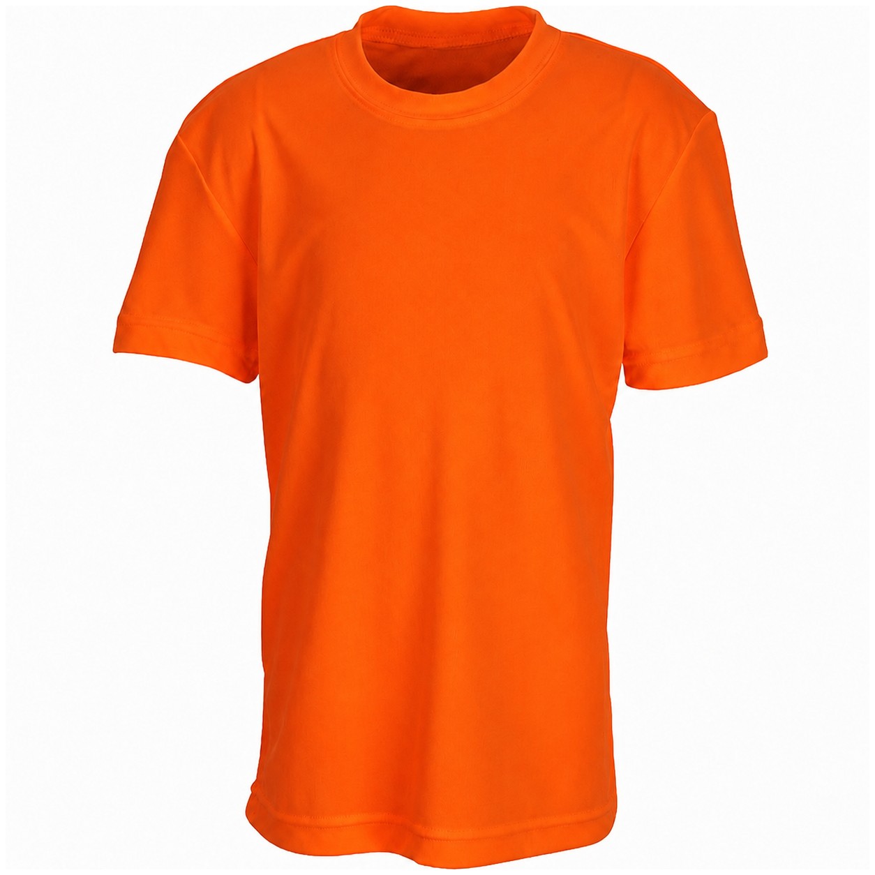 Youth Interlock Performance Shirt — Orange