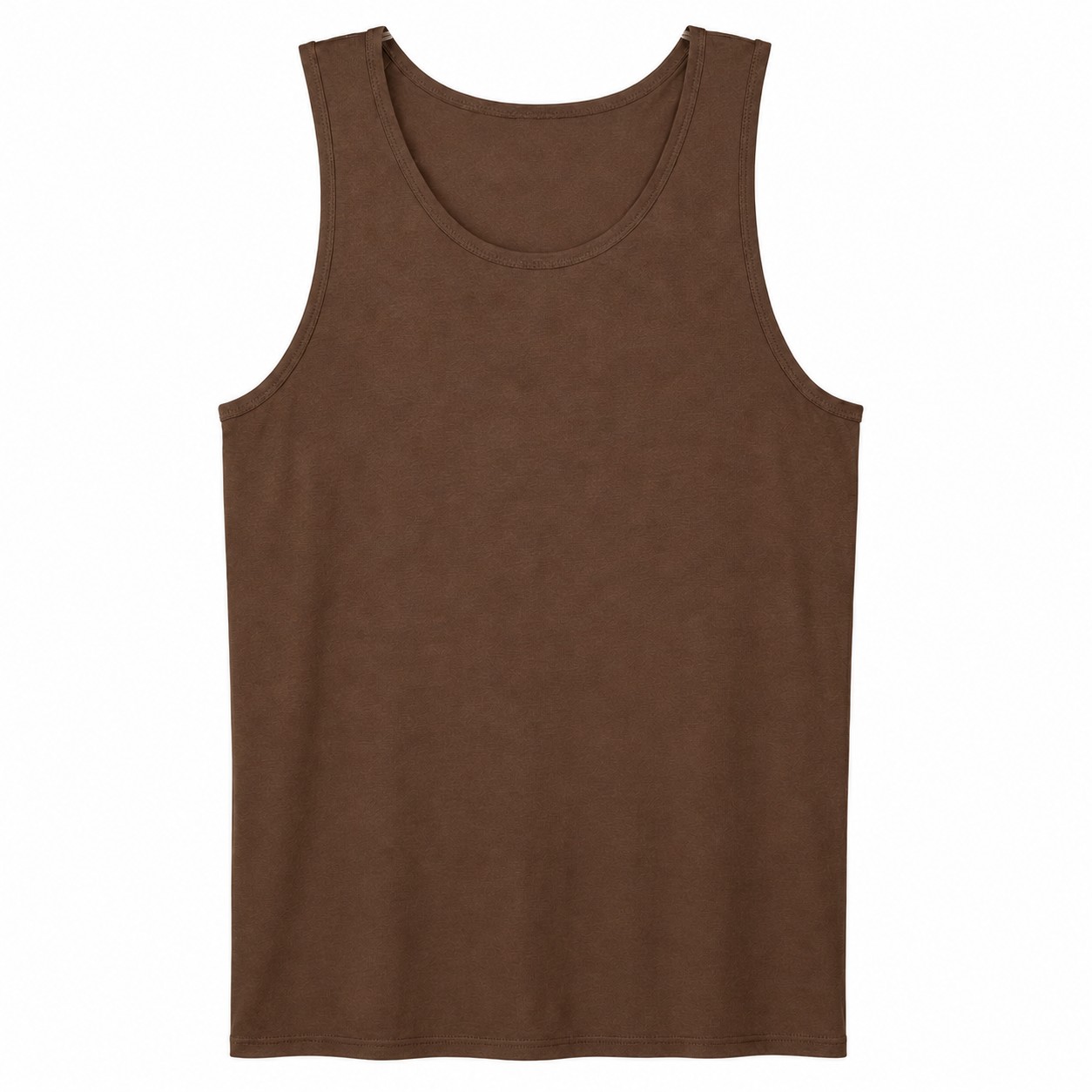 Ladies Mesh Half Zip Polyester Pullover — Brown