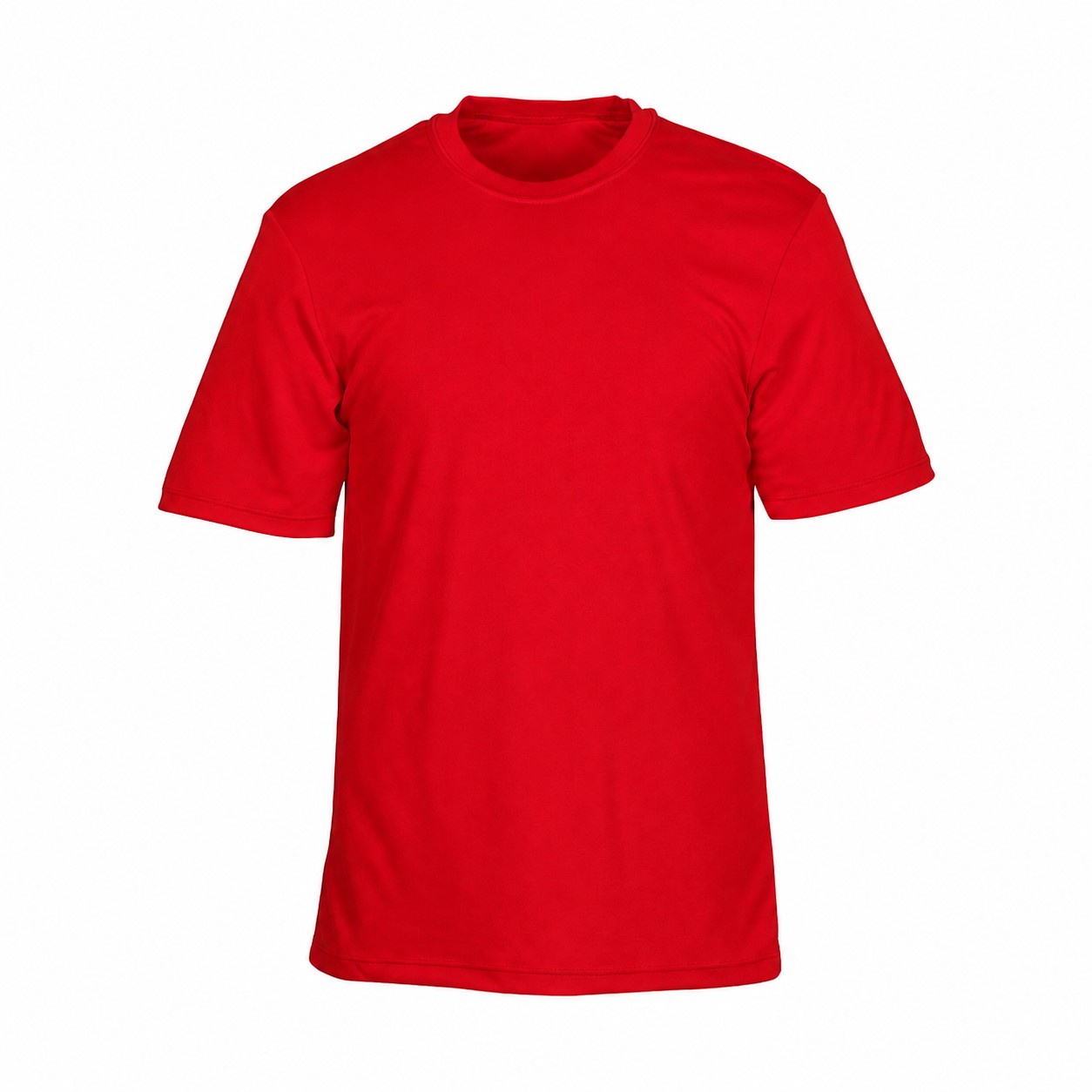 Men's Moisture-Wicking Crewneck Shirt — Red