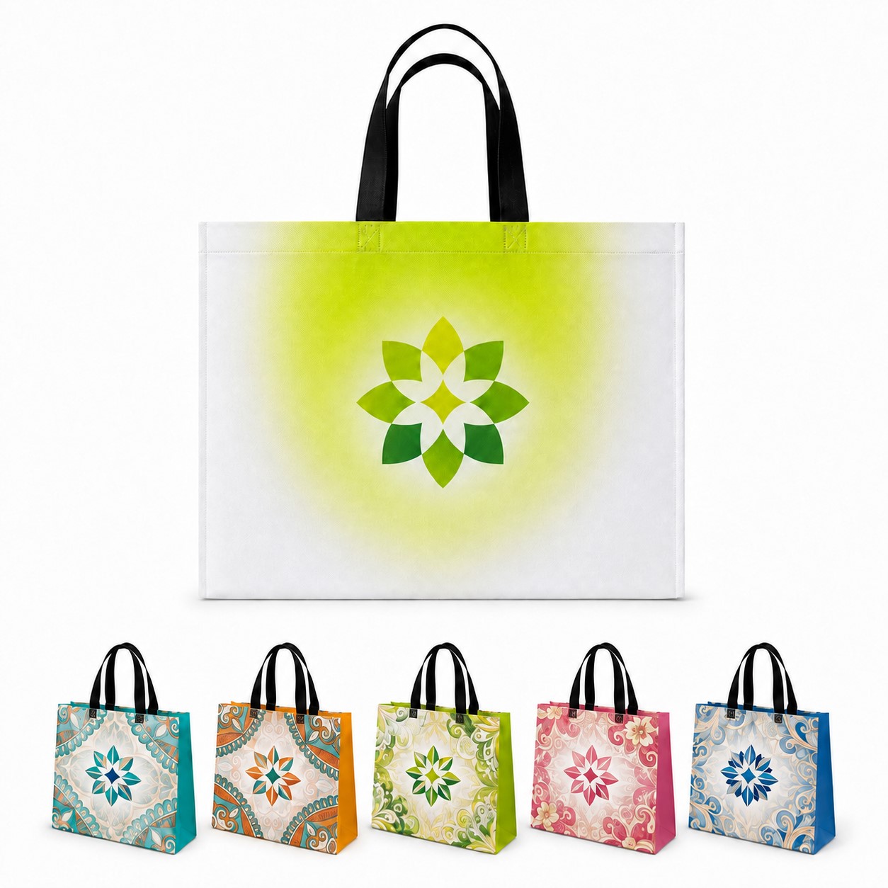 Recycled 105 GSM Full Color Shopping Tote