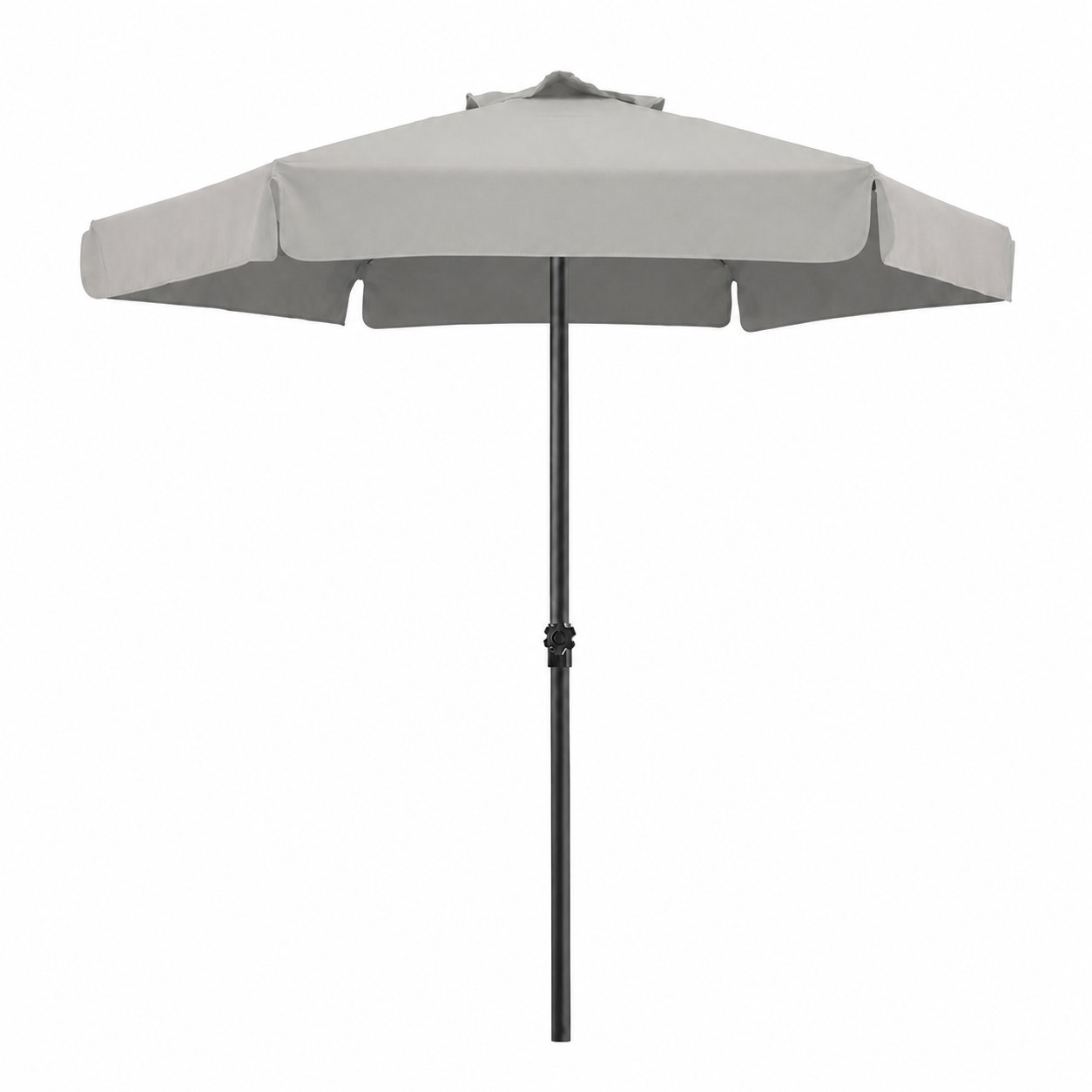 Portable Aluminum Market Umbrella — Nickel Silver