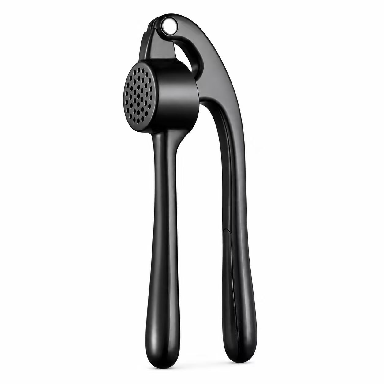 Stainless Steel Garlic Press With Studs — view 2