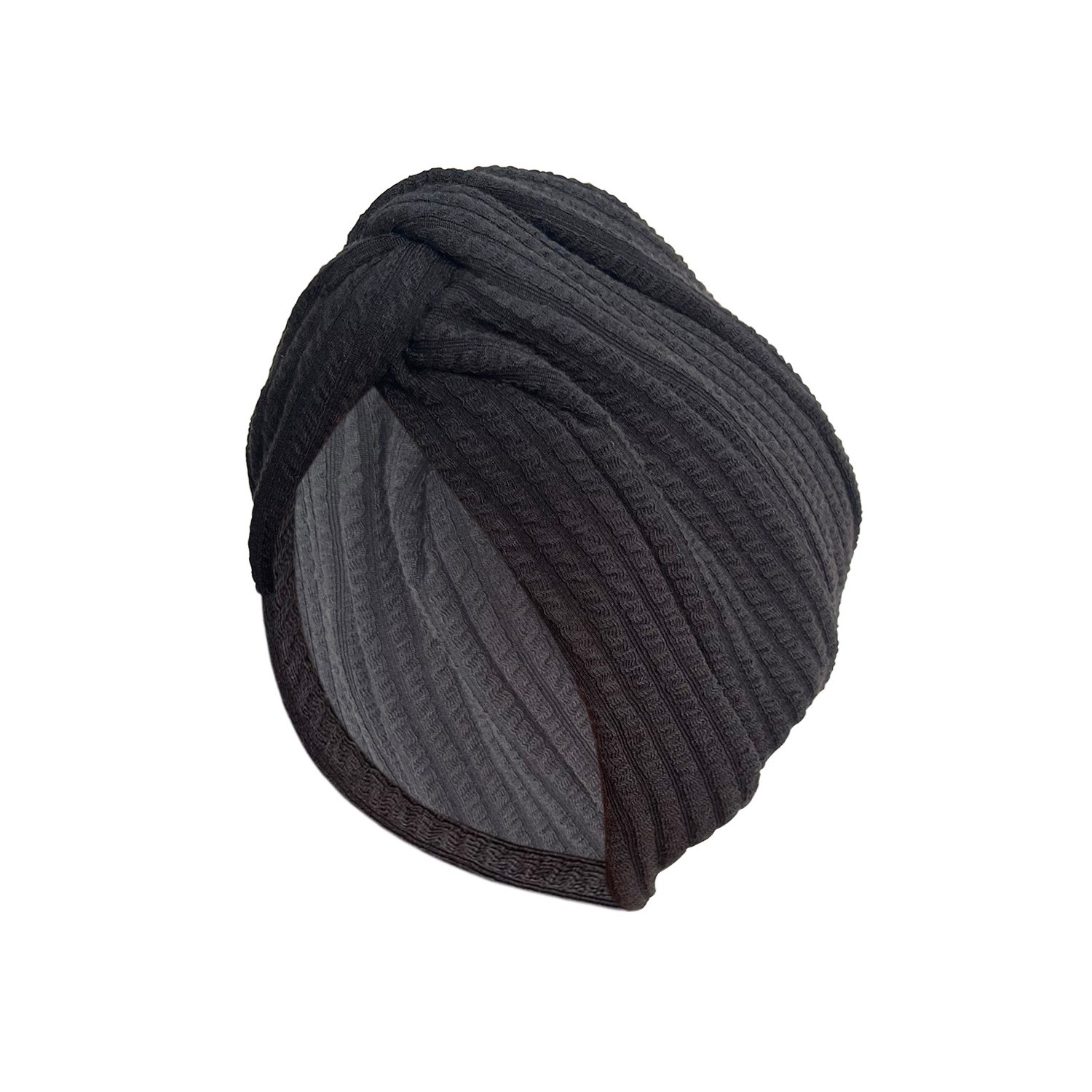 Ribbed Polyester Turban Headwrap — view 2