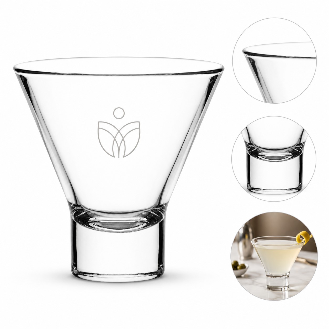 Flared Pedestal Cocktail Glass