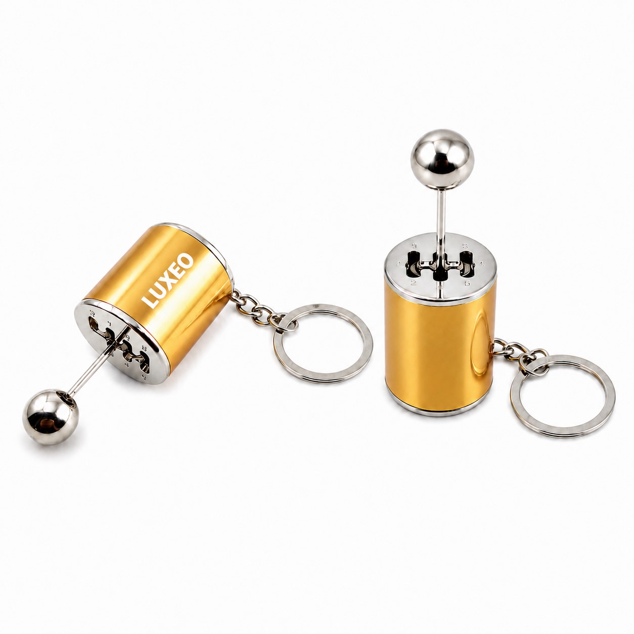 Mini Manual Gear Shift Stress Keychain