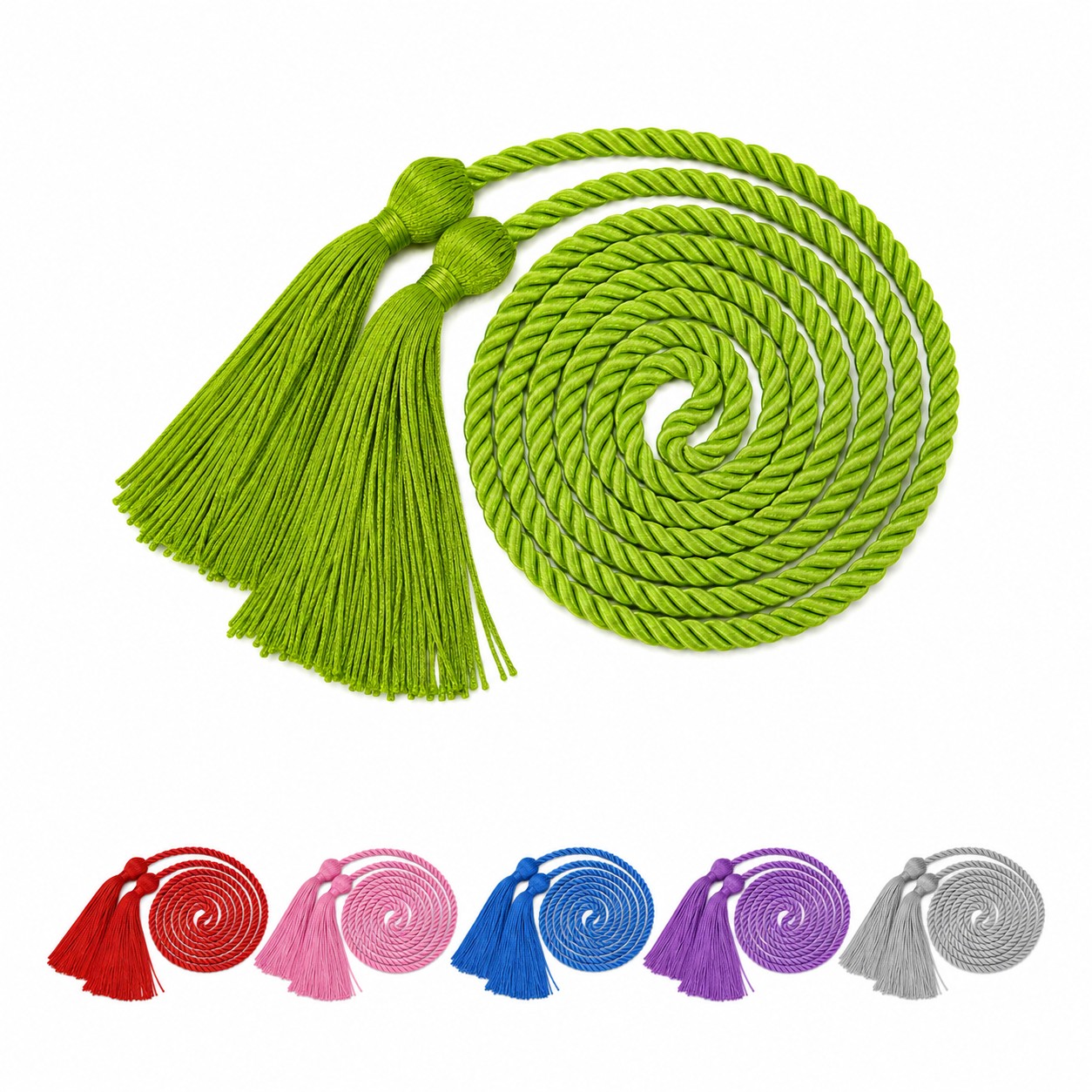Polyester Double Graduation Honor Cord With Tassels