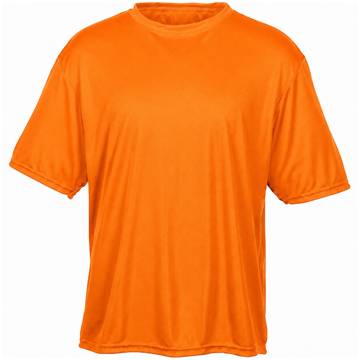 Men's Cooling Recycled Polyester Tee — Orange