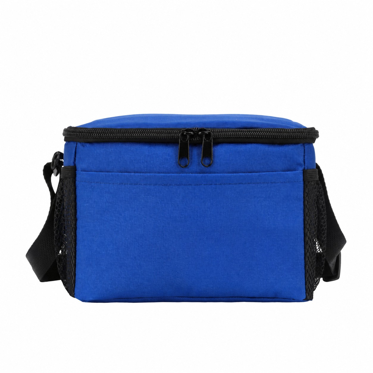 Zippered Storage Lunch Cooler — Blue