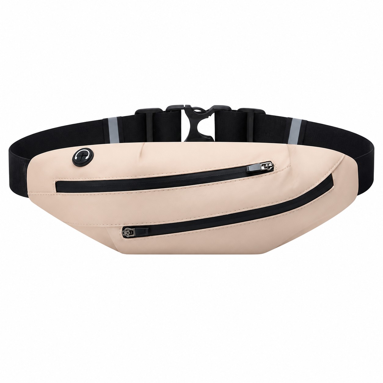 Waterproof Dual Zip Nylon Fanny Pack — view 2