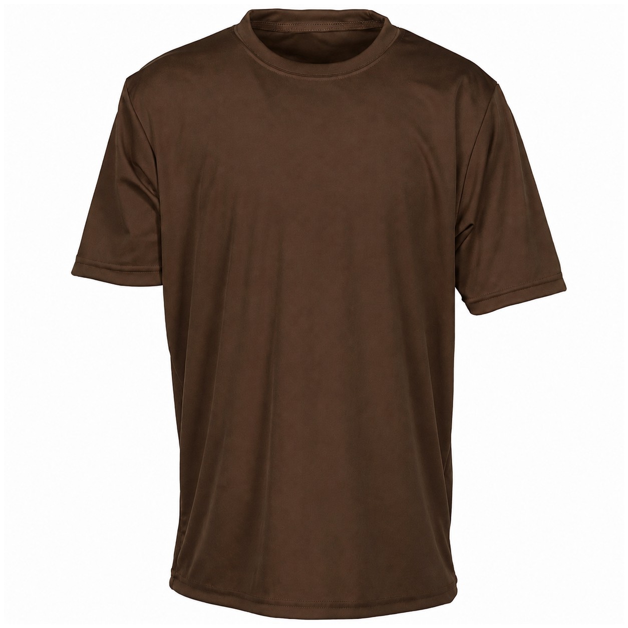 Youth Recycled Polyester Cooling Tee — Brown