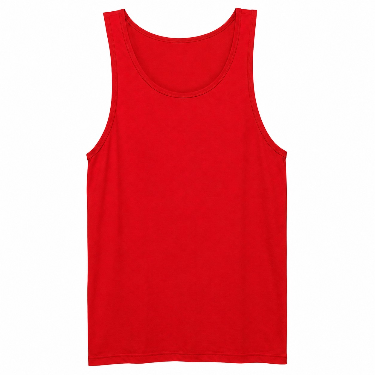 Recycled Knit Spandex Quarter Zip Pullover — Red