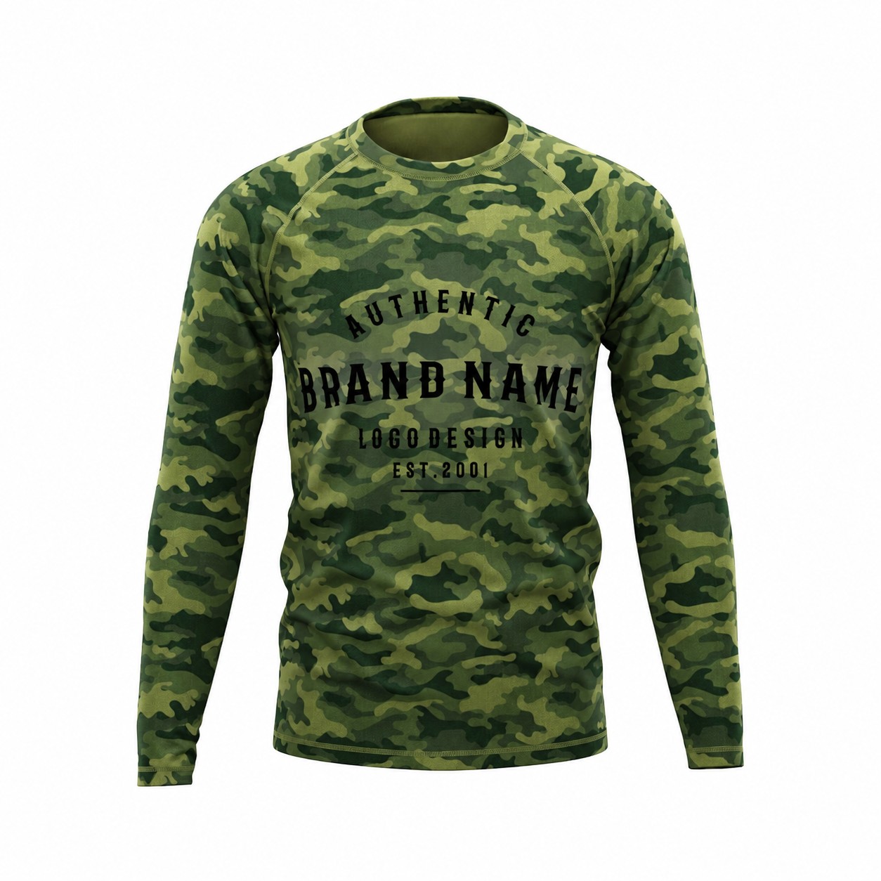 Raglan Sleeve Workout Shirt — Green