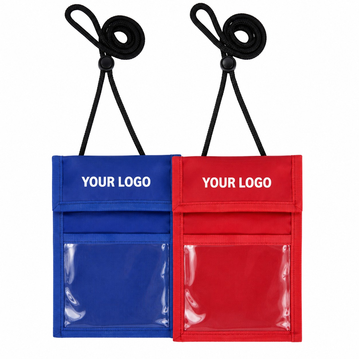 Nylon Pen Sleeve Credential Lanyard