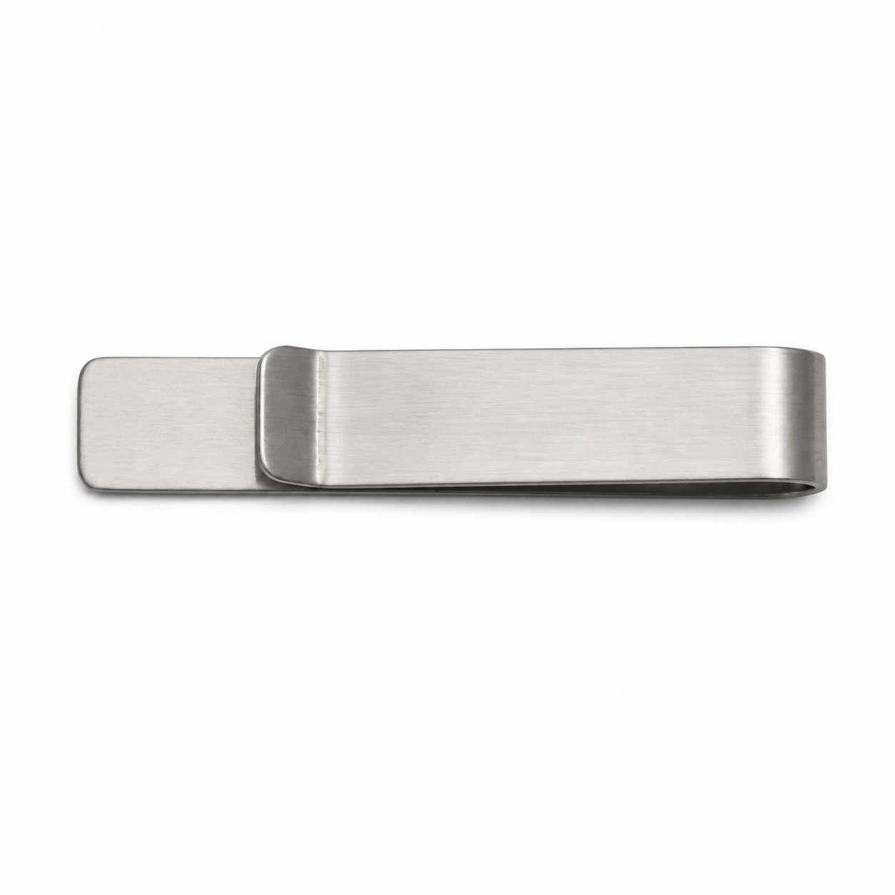 Slim Stainless Steel Necktie Clip — view 2