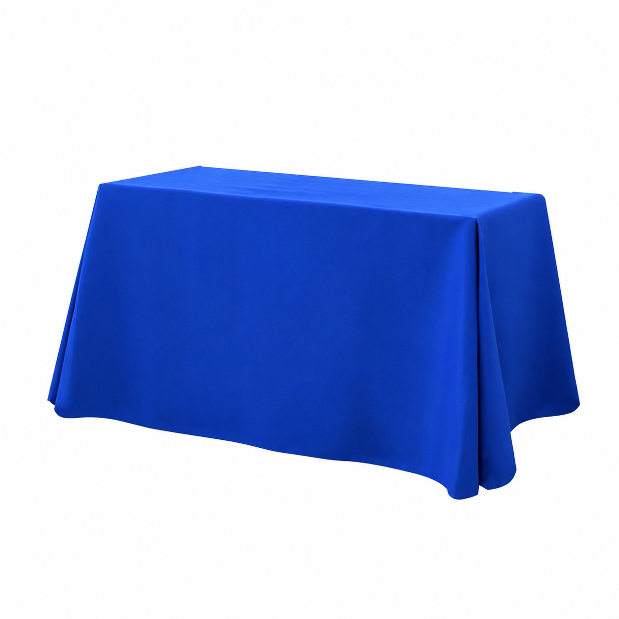 Polyester Booth Tablecloth Cover — Blue