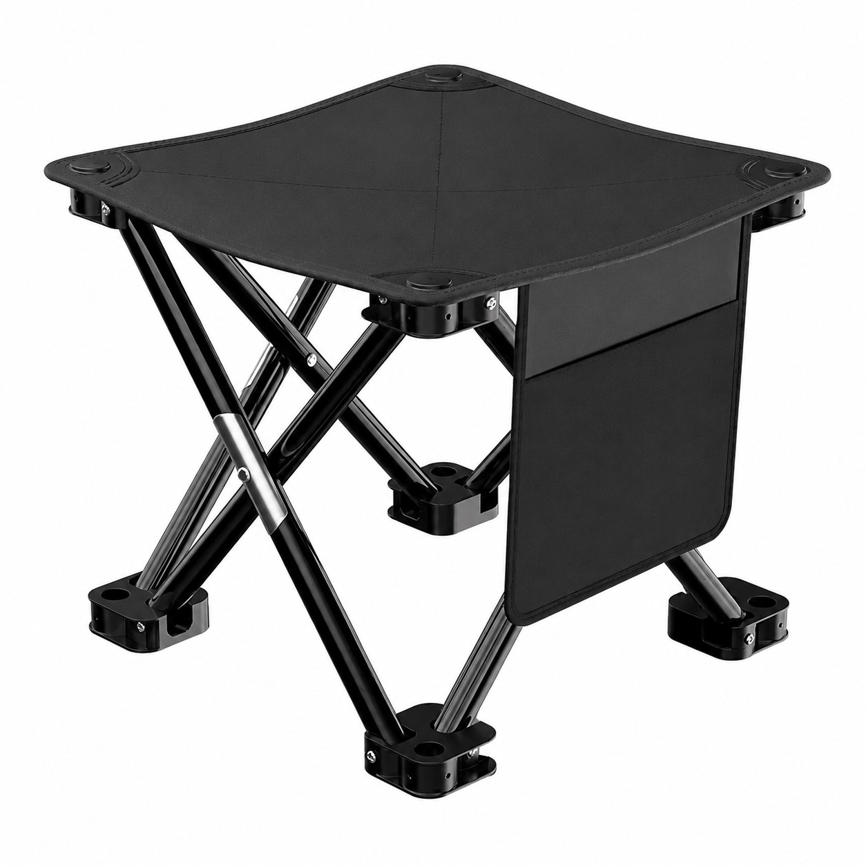 Compact Steel Folding Stool With Storage Bag — view 2