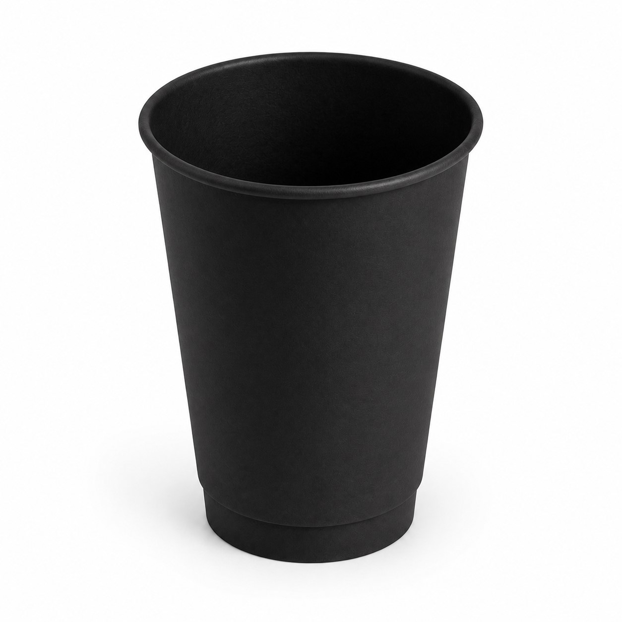 Sleeved Disposable Paper Drink Cup — Black