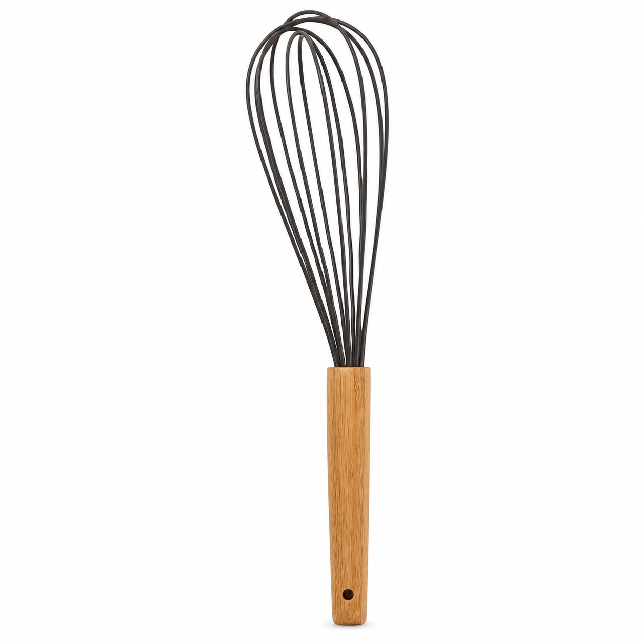Wood Handle Flexible Kitchen Whisk — view 2