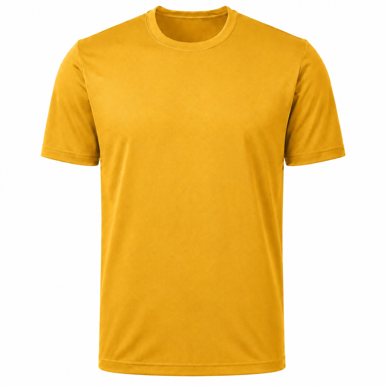 Moisture Wicking Polyester Athletic Tee — Gold