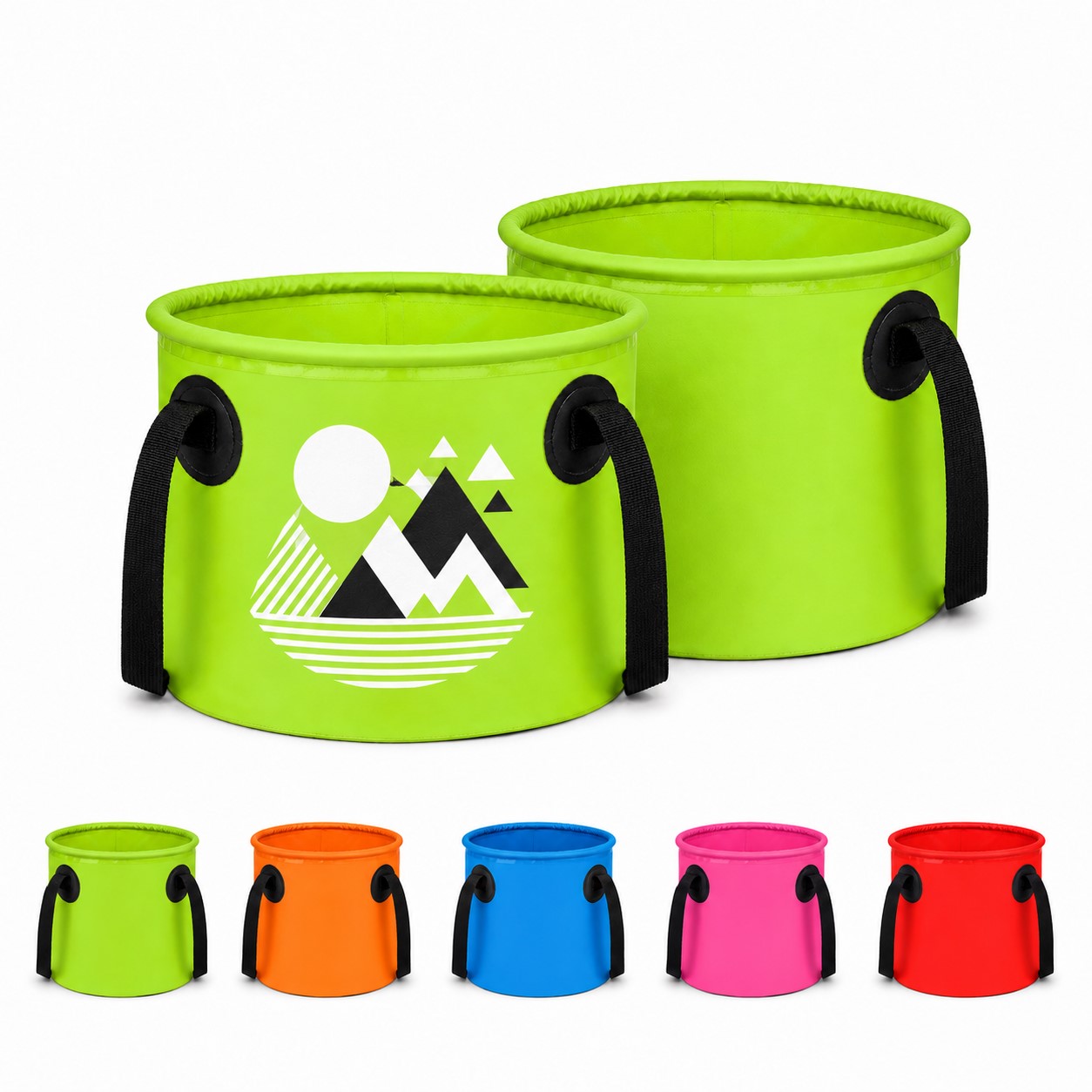 Collapsible 9L Waterproof Fabric Fishing Bucket