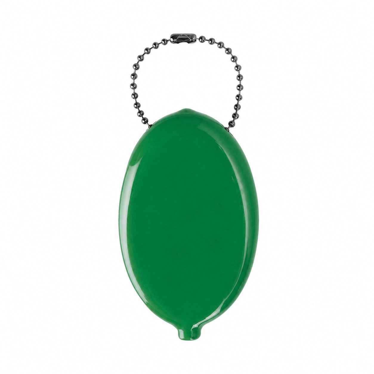 PVC Oval Coin Key Pouch — Green
