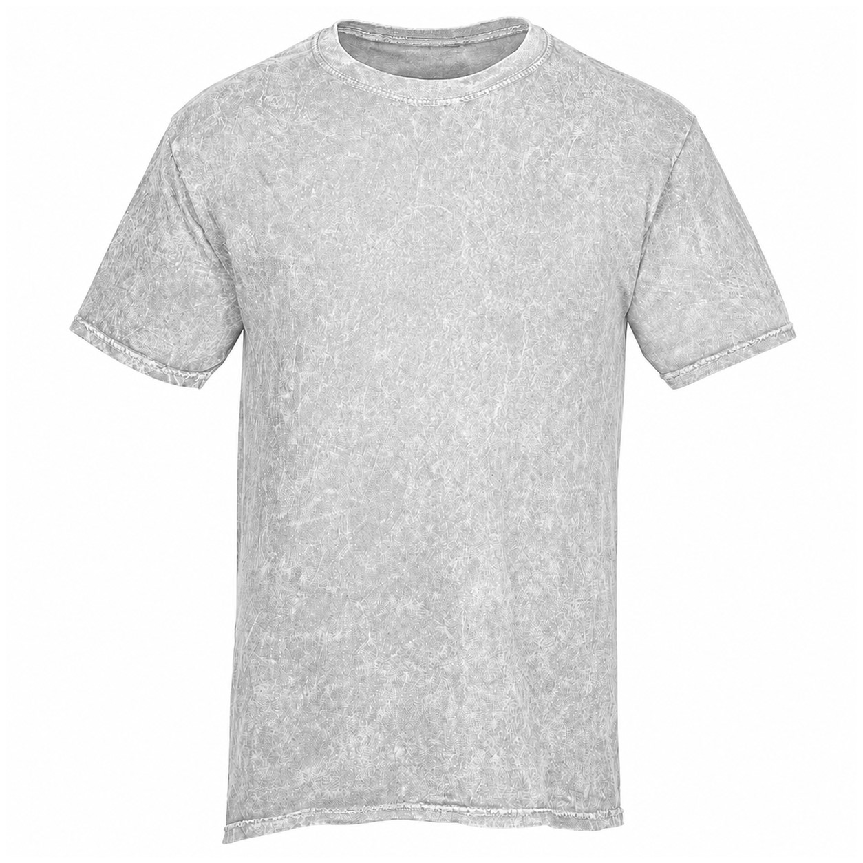 Vintage Wash Cotton Tie Dye Shirt — Silver