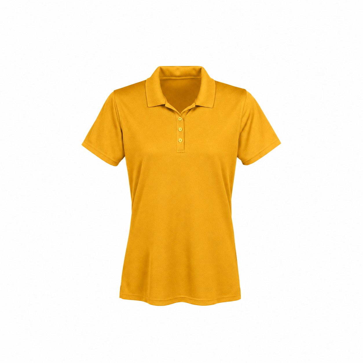 Recycled Team Polo Shirt — Gold