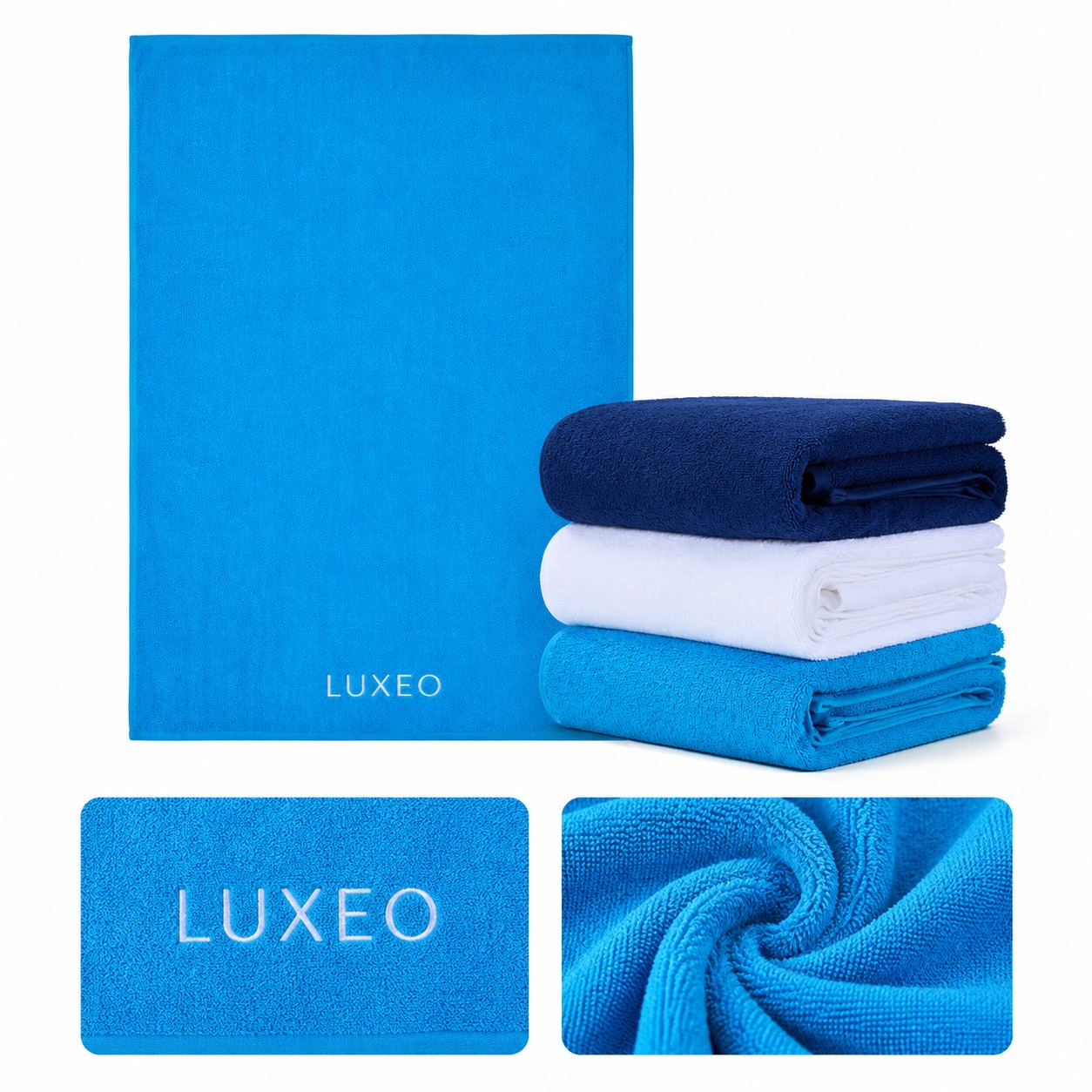 Cotton Double-Loop Beach Towel
