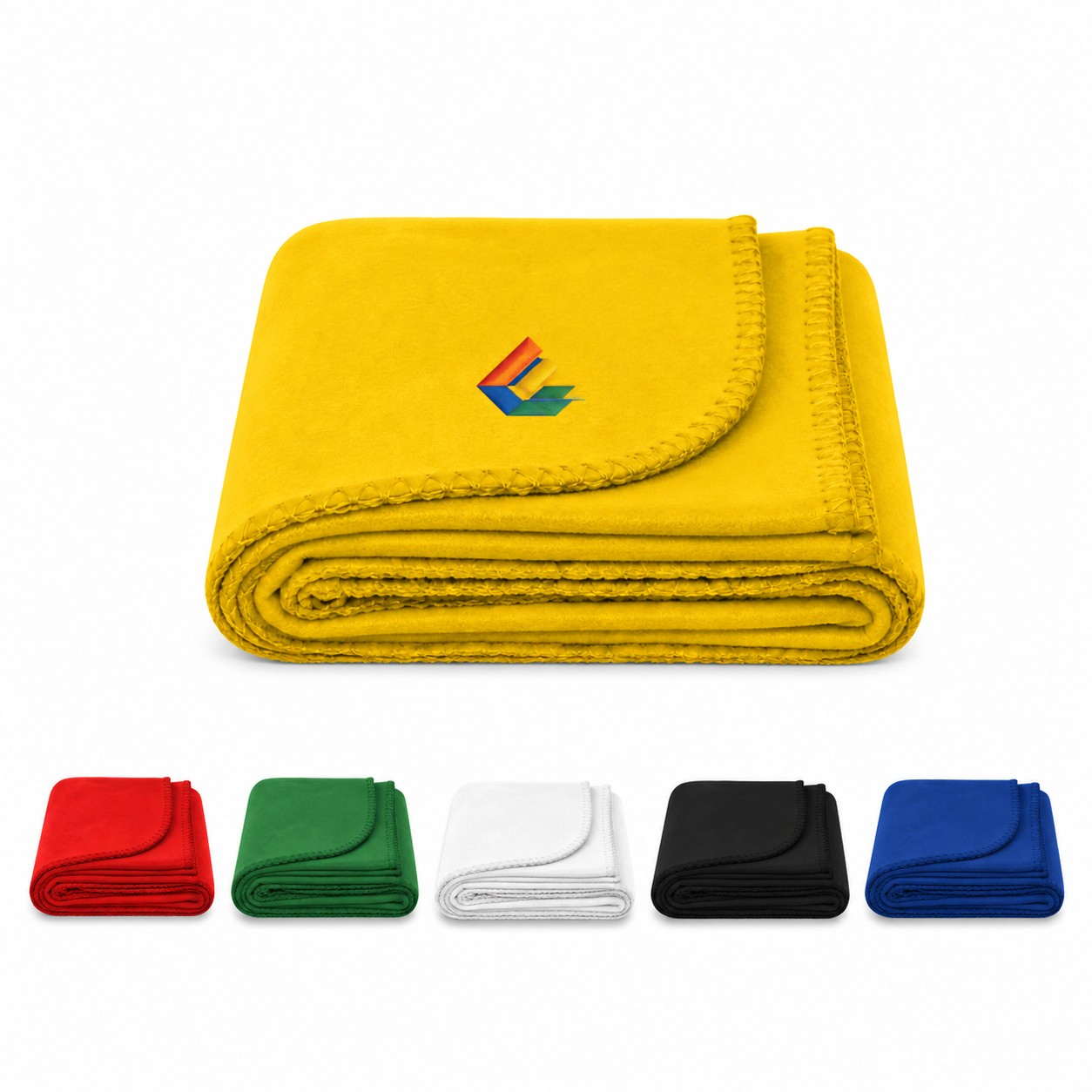 180 GSM Brushed Fleece Throw Blanket