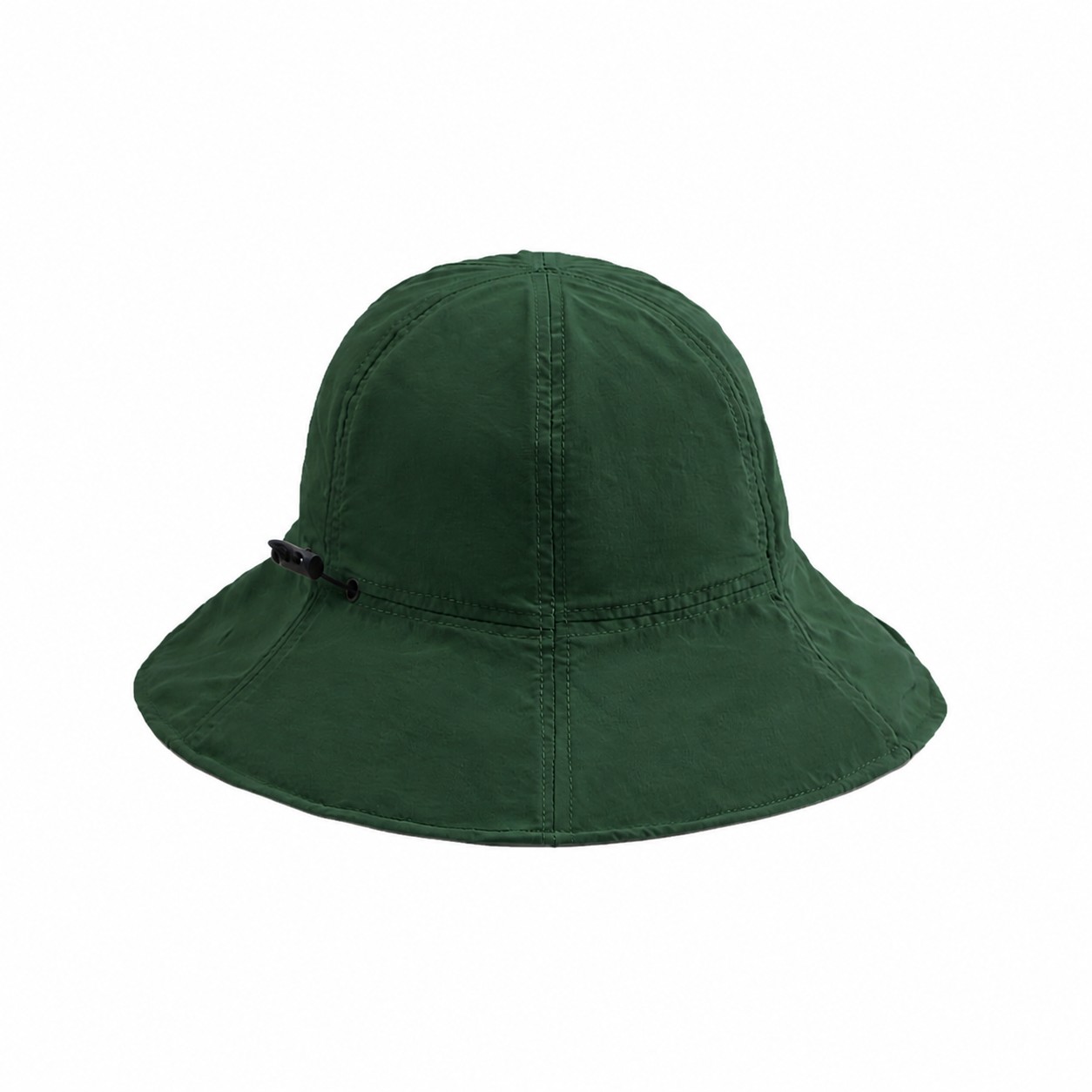 Polyester Side Toggle Sun Hat — Dark Green