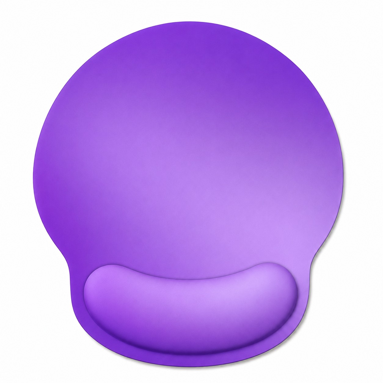 Ergonomic Gel Wrist Rest Mouse Pad — Purple