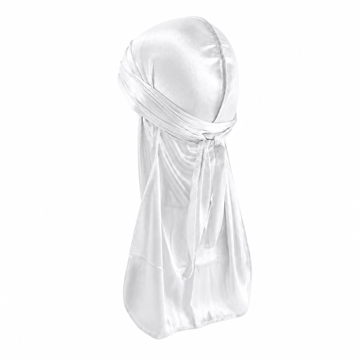 Polyester Pirate Head Wrap Scarf — White