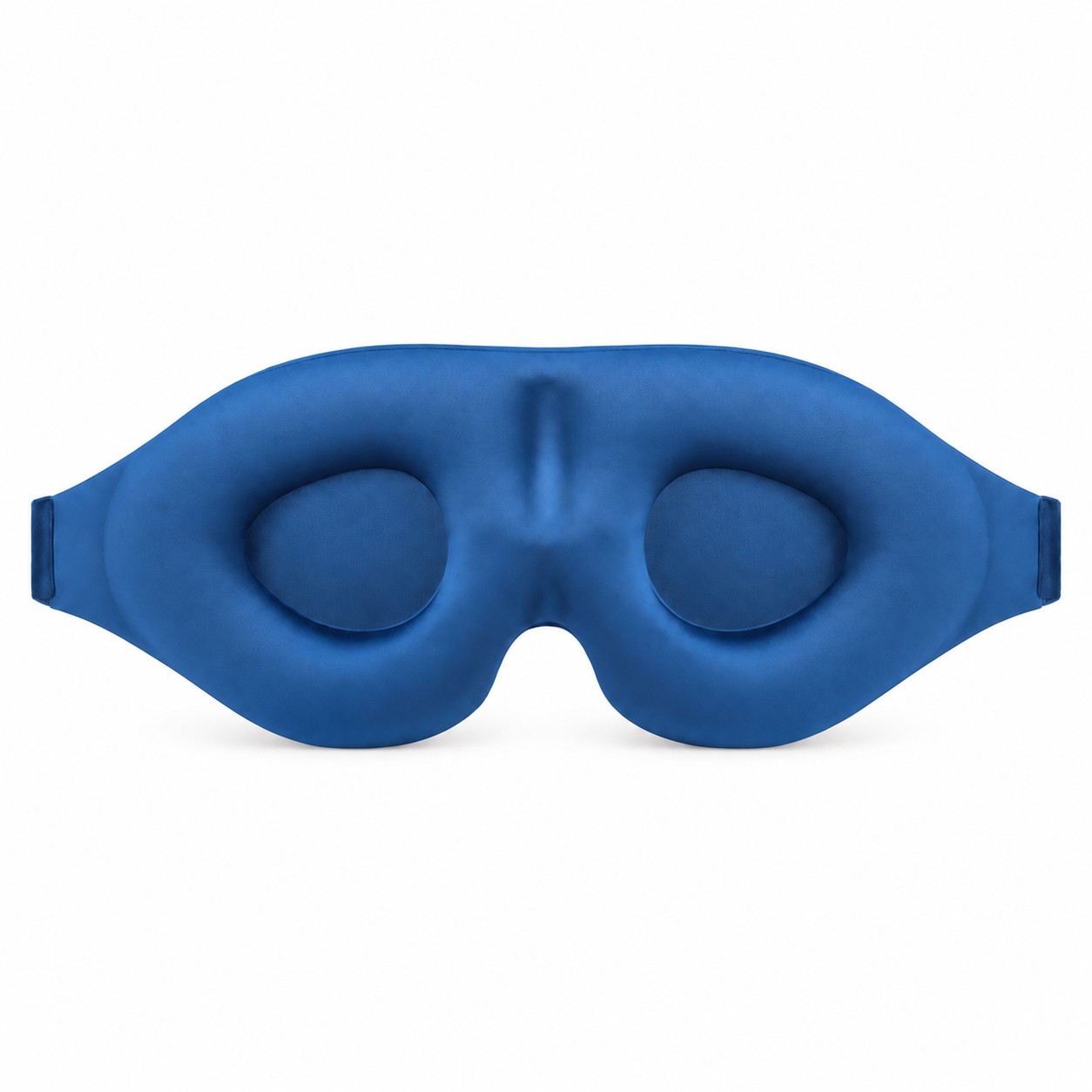 Contoured Blackout Fabric Sleep Mask — Blue