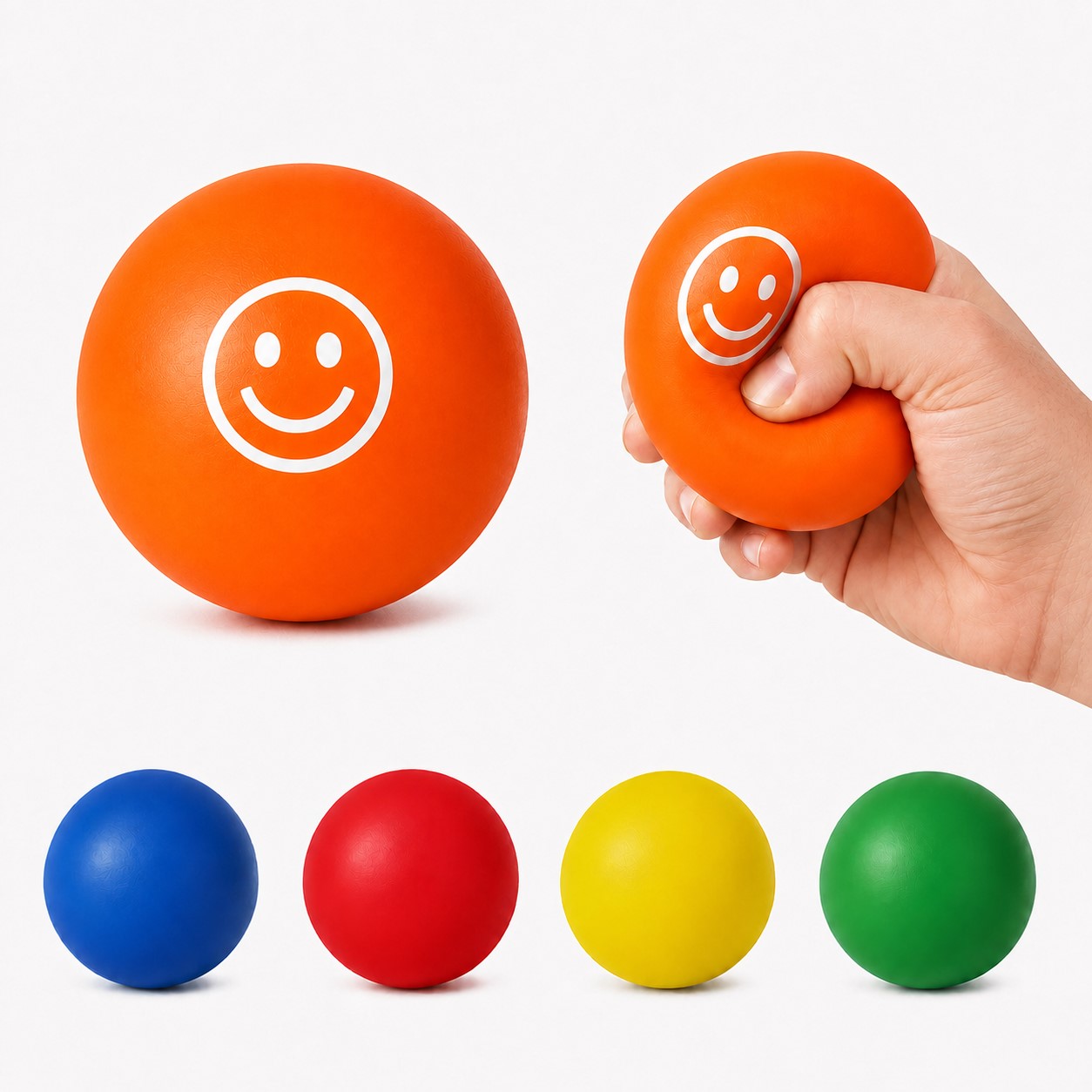 Round PU Foam Hand Exercise Ball