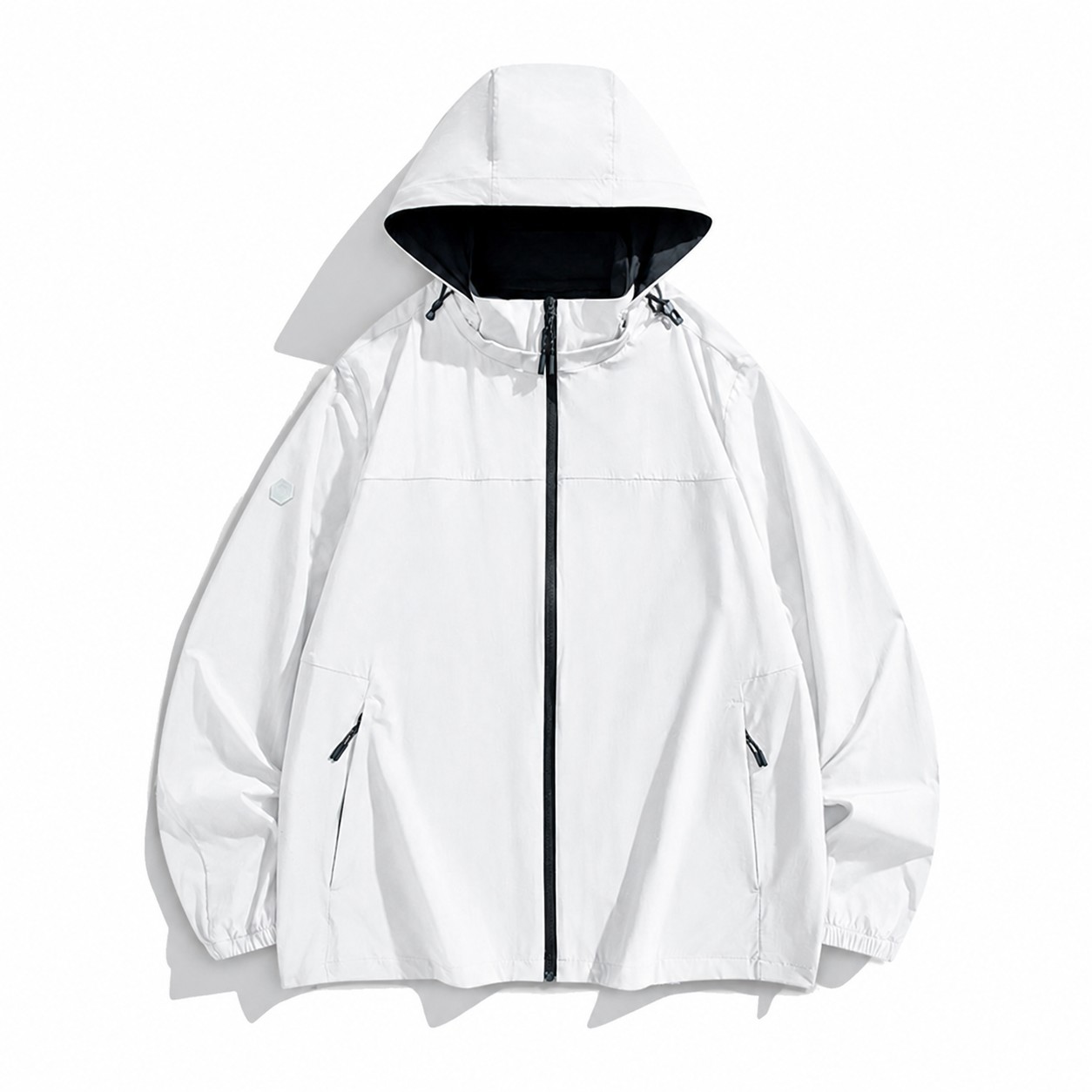 Nylon Cooling Sun Jacket — White